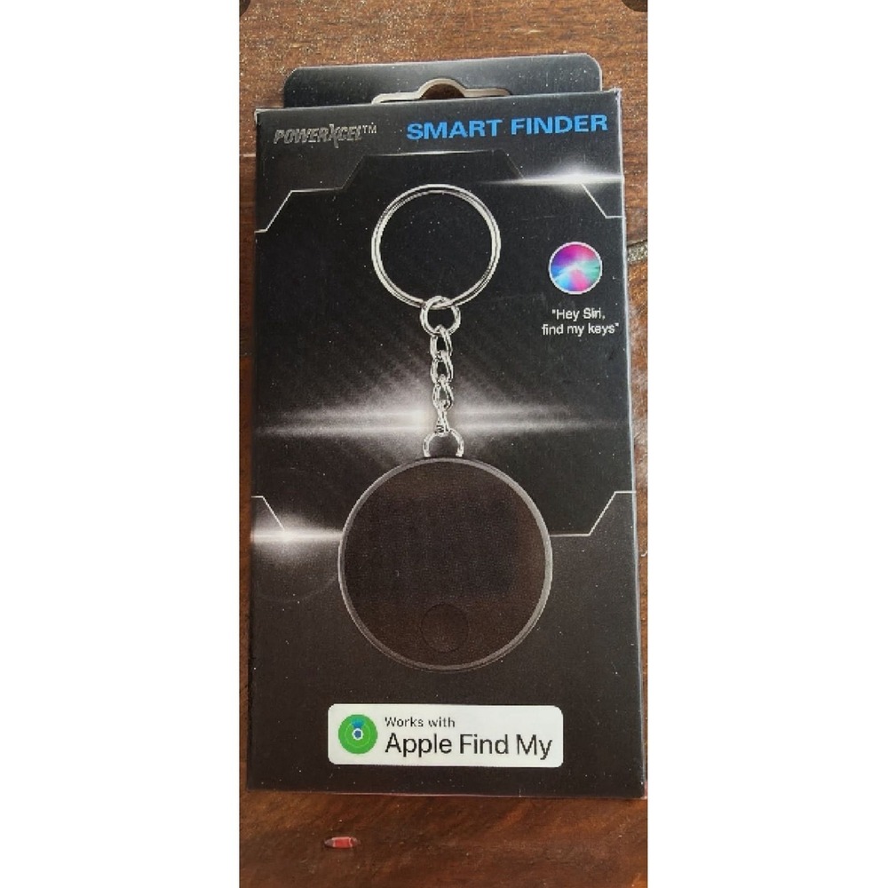 PowerXcel Smart Finder; Bluetooth tracking device; works with Apple's Find My
